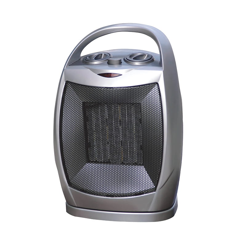 Silver PTC Téitheoir Fan Leictreach Ceirmeach le Láimhseáil