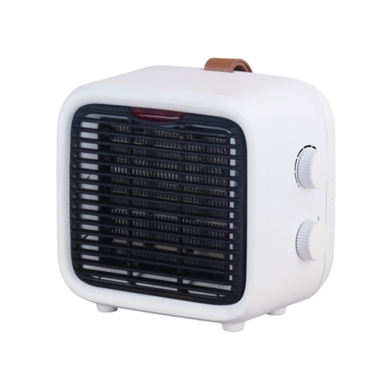 Téitheoir ceirmeach leictreach Mini Pearsanta 1500W laistigh, Bán